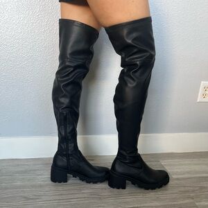 Over the knee boots